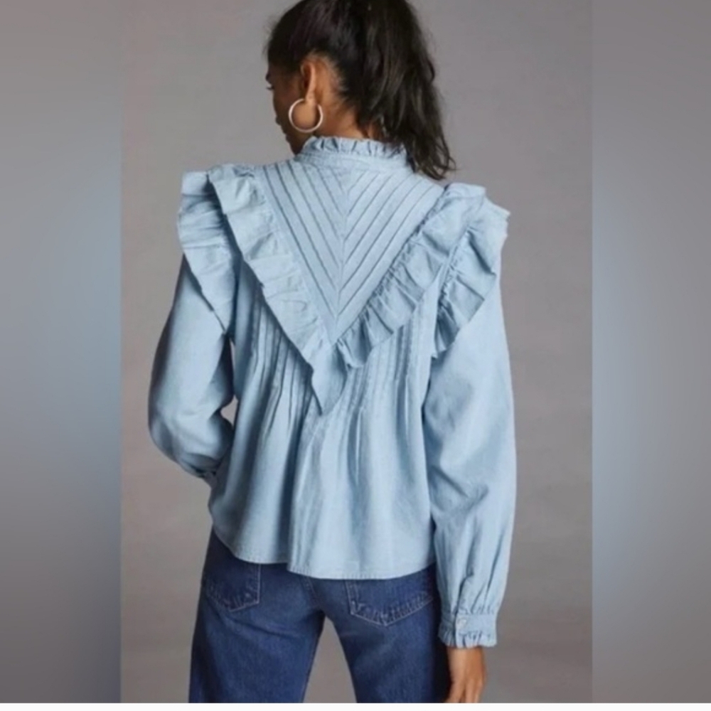 Love The Label Denim Shirt - Picture 3 of 6